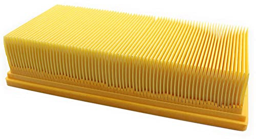 Platt Veckat Filter Kompatibel med Kärcher dammsugare NT 65/2 Ap, NT 65/2 Eco, NT 65/2 Eco Me, NT 65/2 Eco Me Tc, NT 65/2 Eco Tc - NT65/2 | Dammsugarfilter - Lamellfilter - HEPA ytfilter