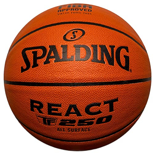 Spalding React TF-250 Ball 76968Z, Unisex basketballs, orange, 6 EU