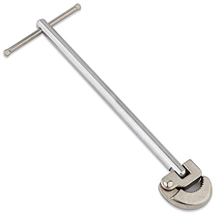 Gunpla Verstellbarer Waschbeckenschlüssel, 13–25 mm, Waschbecken-Wasserhahnentferner, professionelle robuste Klempner, Waschbecken, Schraubenschlüssel zur Befestigung von Überwurf- und Rückmuttern