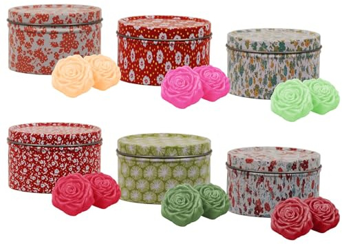 simpa 60PC Scented Wax Melts Assortment Set #1: Red Apple, Honeysuckle, Cranberry, Butterscotch, Rose Geranium, Rosemary Sage, Melon & Mint and Gingerbread assortments.