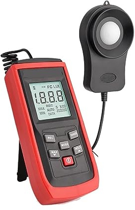 Mesureurs de lumière Photomètre Numérique Photographie Luxmètre Numérique Illuminomètre Fendu Testeur Environnemental Lux/Fc Photomètre Photomètre