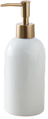 Distributeur de désinfectant pour les mains en céramique - Distributeur de savon liquide pour salle de bain ou cuisine - Type moderne