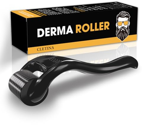 540 Titanium Derma Roller - Microneedle Micro Needle Roller for Men and Women Home Use - Microneedling Roller Skin Care Tool A12