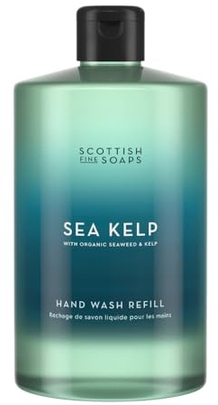 Scottish Fine Soaps Sea Kelp Hand Wash Refill 750ml – Eco-Friendly Hand Wash Refill with Refreshing Sea Kelp Extract