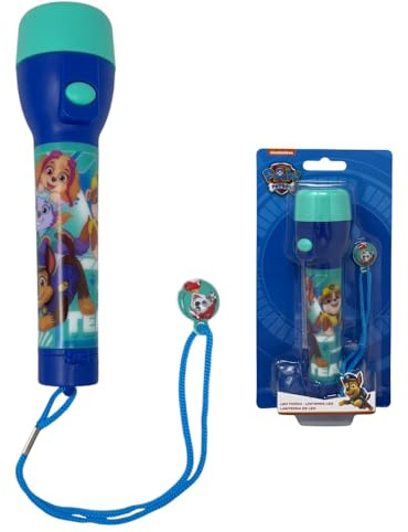 CARTOON Lampe de poche led veilleuse pour enfants à piles 15 cm (Paw Patrol (2))