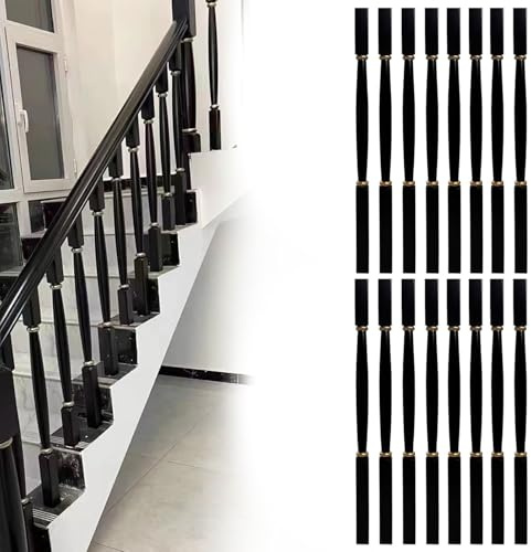 Kit de balustrade d'escalier en bois, balustres d'escalier modernes pour cloison d'escalier intérieur