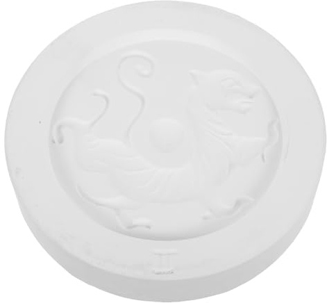SHINEOFI Stampo in Gesso per Ceramica Forma di Animale Dettagli di Tigre Intricati per Produzione di Piastre in Ceramica per Artisti e Hobbisti