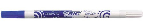 BIC – Juego de 3 Borradores de tinta ré-écriture mundo actual 2 puntas azul