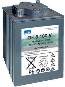 Exide - GF06180V - 6v 180Ah Blei-Gel EXIDE Sonnenschein Akku - GF06180V