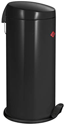 Wesco Tretabfallsammler Capboy Maxi 22 Liter schwarz, 30 x 30 x 64 cm