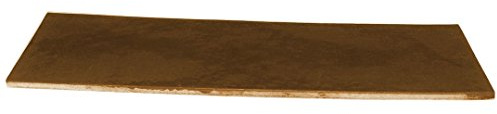 Lederabziehriemen ROT, 20cm x 5cm, behandelt mit Eisenoxid