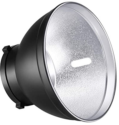 NEEWER Riflettore Paralume con Standard Attacco Bowens per luci stroboscopiche AD600B, AD600BM, NW600BM, Diametro 18 cm