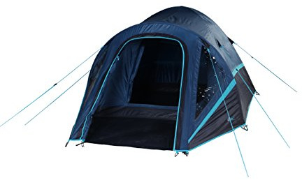 Portal Outdoor Blue Active Range Tents - Large Porch, Fibreglass Poles and Sewn-in Groundsheet, Sleeps up to 4 People, Includes Free Storage Bag. PT-TN-ARONA3