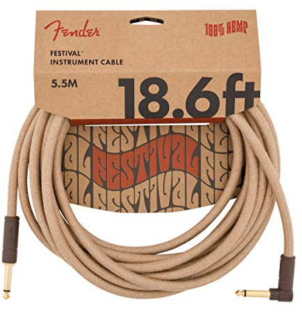 Fender® Festival Kabel, angled 5,5m natural