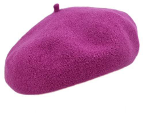 MELEGARI Baskenmütze für Damen | 100% Wolle | Margie Beret | Made in EU