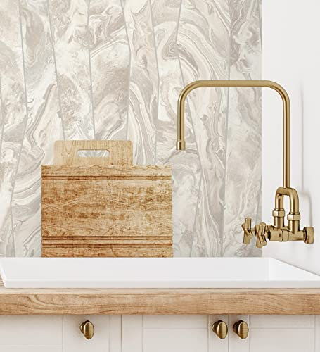 GAULAN 681625 Papier peint vinyle lessivable marbre d'agate en relief pour mur salon cuisine bain chambre couloir salle à mange tête de lit hall - Rouleaux de 10 m x 1,06 m
