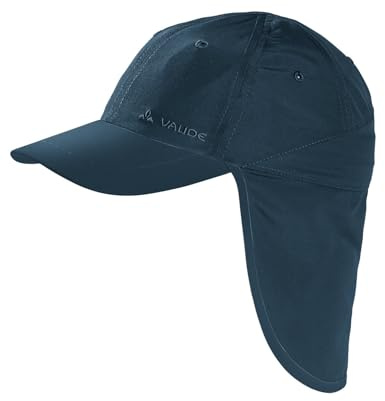VAUDE Kids Sahara Cap IV, UV-abweisender Kinder Sonnenhut, Dark sea, L