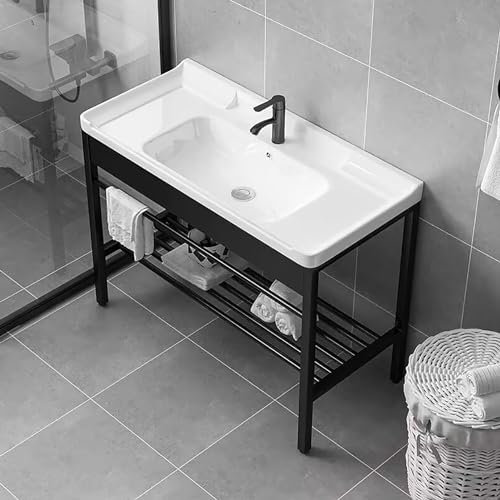 Lavello Esterno,Lavatoio Ceramica,Lavandino Da Bagno,Lavabo Lavanderia Con Acciaio Inox Staffa,Lavello Portatile In Acciaio Inossidabile Commerciale,Lavandini Con Rubinetto,Lavabi Autoportante ( Size