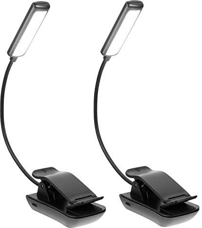 OSALADI 2 Sätze Musik-licht-clip Indoor-leselampe Desktop-leselicht Kopfteil Licht Clip Auf Nachtlicht Led-buchlicht Clip Auf Klavierlampe Plastik Clip-licht Schreibtisch Student
