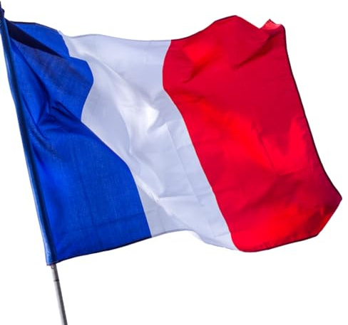 Europameisterschaften 2024 Welt Internationale Flaggen - (Frankreich, 90x150cm) Frankreich-Flagge 90x150cm