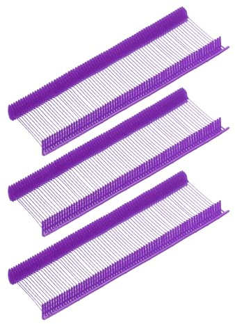 sourcing map 5000pcs 0.8 Inch(20mm) Micro Tagging Gun Fasteners, Tag Pins Clothing Tagging Barbs Attachments Plastic Garment Price Tag Barb for Clothes, Purple
