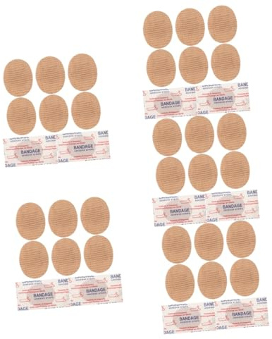 FOMIYES 5 Juegos Vendaje Skincare Venda Cohesiva Curita Elástica Apósito Para Heridas Venda Para Heridas Vendas Adhesivas Para Heridas Lindos Tela Elástica 50 Uds * 5