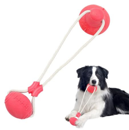 Suction Cup Dog Toy Tug Of War | Rope Dog Toys Dog Tug Toys,Teething Chew Toy, Dog Boredom Games, Boredom Busters for Garden, Teething, Riverbank