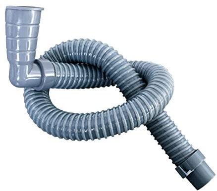 DOITOOL Manguera De Drenaje Flexible Para Lavadora Con Conector Ángulo Tubo Pvc Grueso Extensión Recambio Resistente Fácil Instalación Para Máquina Lavar