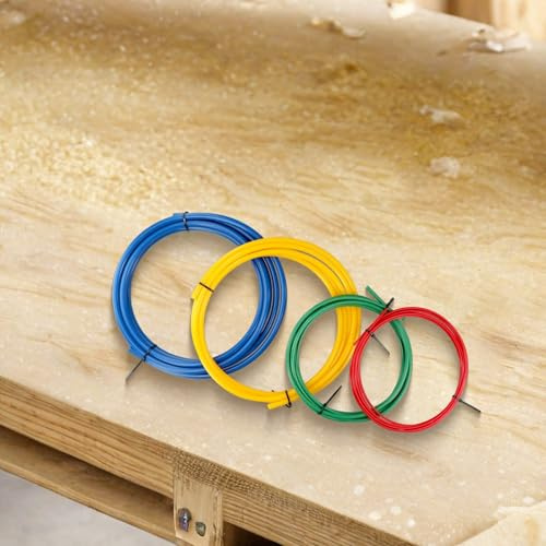 Kit di piegatubi per tubi in rame integrato, kit piegatubi per condizionatore d'aria, in plastica PE, 4 colori, adatto per tubi da 1/4 3/8 1/2 5/8 pollici CT-205 4 metri di lunghezza