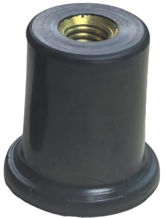 Dickly Gummi Endstiftkappe mit Metallgewinde Rutschfeste für Cello Kontrabass, Metall Violoncello Endstift Gummi Stopper, Zubehör für Bass, Instrumente, 10mm