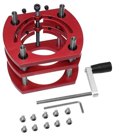 Zanthicia Frästisch Hebesystem mit 51 mm Hubbereich, 4 Backen Spannmechanismus, Aluminiumlegierungsfuß, professionell gefertigt