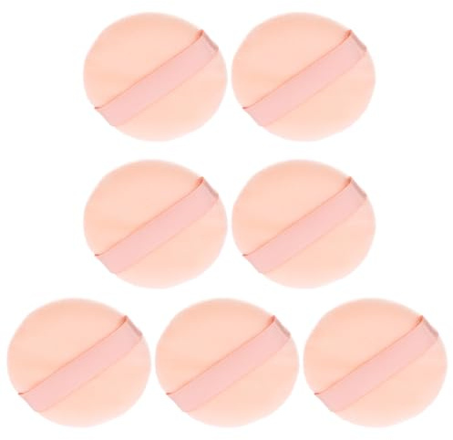 Hoement Set 7 Pezzi Spugne Make-up Doppio Uso Bagnato e Asciutto in Materiale Idrofilo Non-lattice, Morbide e Confortevoli per Applicare Fondotinta e Cipria