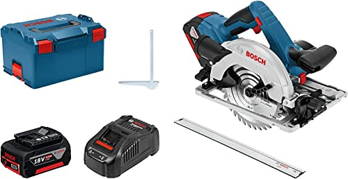 Bosch 06016A2102 Akku Ladegerät, Kreissägeblatt Optiline Wood, 165 x 1,7/1,2 x 20 mm, 1,0 W, 2 x 5,0 ah, 18 V