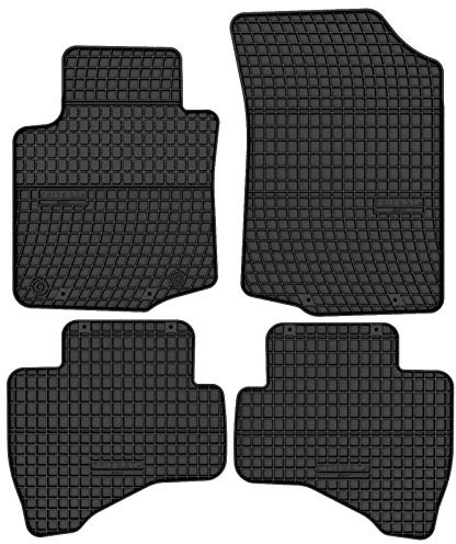 Prismat Gummimatten Gummi Fußmatten Satz für Citroen C1 / Peugeot 107 / Toyota Aygo (2005-2014) - Passgenau