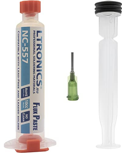 LTronics NC-557 Solder Flux Paste for SMD BGA PGA Soldering, 10cc Kit
