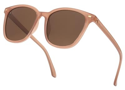 Myiaur Polarisierte Sonnenbrillen Damen Groß, UV400 Schutz Brille Klassische Verspiegelte Sonnenbrille