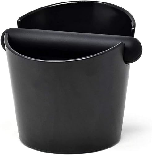 Uniqueed Abklopfbehälter für Siebträger • Abschlagbehälter für Kaffeesatz • Abnehmbarer geräuschabsorbierende Schlagstange • Dein Kaffee und Espresso Zubehör