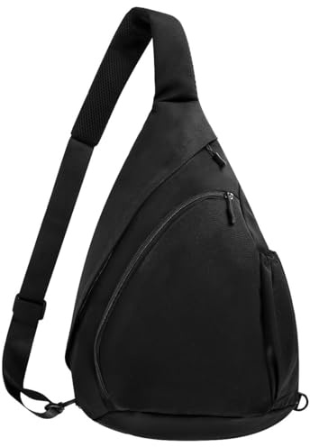 HUA ANGEL Brusttasche Crossbody Bag Damen Stylisch Breiter Gurt Leichter Rucksack Klein Wasserdicht Umhängetasche für Jungs Mädchen Outdoor Reisen Sportlich Arbeit Laufen