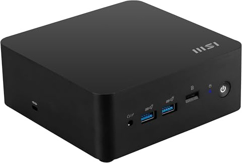 MSI Cubi NUC Desktop, Intel Core 5-1345U, 32GB Memory, 1TB SSD, WiFi 6E, Win 11 Pro, vPro Enterprise, 3 Year Advance Replacement (13MQG-225US)