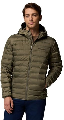 Columbia Manteau à capuchon en duvet 22 II, tissu durable résistant à l'eau, pouvoir gonflant de 650, technologie de thermoscellage, reliure robuste, poches zippées sécurisées - Hommes
