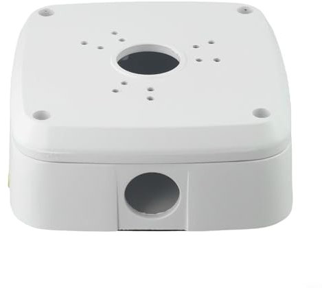 Entgoinggo Outdoor Waterproof Junction Box, Hemispherical Bracket 13 * 13 * 5.2cm Aluminum Alloy Camera Bracket for CCTV Camera Junction Box