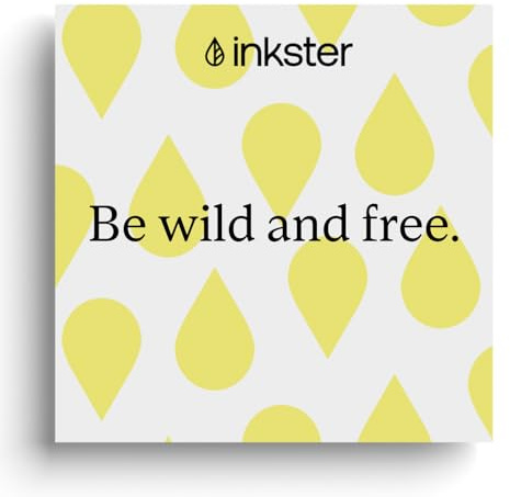 Inkster Tattoo -Be wild and free - vegane & wasserfeste Temporäre Tattoos für Erwachsene - EU-Kosmetikzertifizierte Farbe - revolutionäres 2 Wochen Tattoo | Premium Klebetattoos