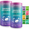 Lot de 2 bombes de bain à vapeur d'aromathérapie avec huiles essentielles pour la relaxation, bombes de douche pour homme et femme