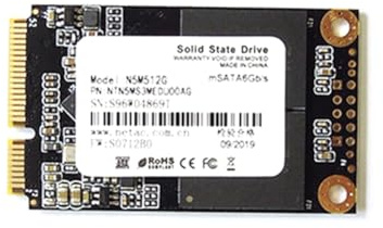 Suoumwa Disco Duro Interno de Estado Sólido MSATA SSD Mini SATAIII de 6 Gbps para Computadora Portátil de Escritorio de 512 G