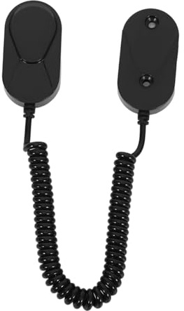 Cabilock Tether Mural Magnétique pour Télécommande Câble de Sécurité Rétractable avec Adhésif Organiseur sans Perçage pour Téléviseur Climatiseur et Ventilateur Perte Noir