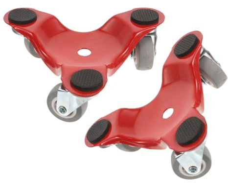 DEARMAMY 2 pièces Dolly de Déménagement Roues Robuste pour Meubles Lourds Roulettes Pivotantes avec Coussins de Protection Outil de Manutention Polyvalent pour Maison et Entrepôt Lot de