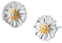 925 Sterling Silver Chrysanthemum Stud Earring Pendant Necklace Bracelet Anklets For Women Jewelry
