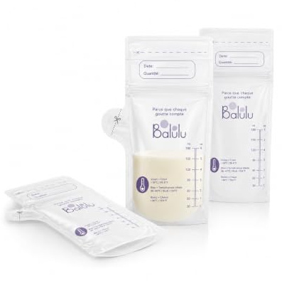 BOLLA, Bolsas de Conservación Leche Materna Desechables con Indicador de Temperatura,Preesterilizadas, Doble Cremallera Antifugas, Sin BPA,Congelación y Refrigeración,Almacenamiento seguro (50