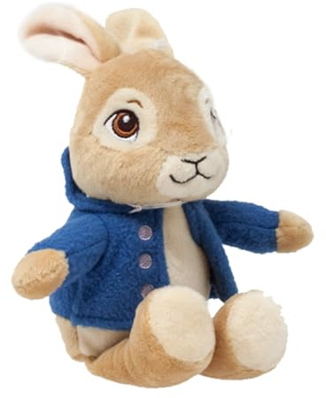 Peter Rabbit Soft Toy - Official Beatrix Potter Cuddly Bunny Rabbit Toy by Rainbow Designs