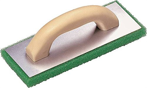 Edward Tools Sponge Foam Float Trowel for Grout, Stucco, Cement, Plaster - Compact Sponge with Dense Texture for Perfect Finish - Ergonomic Masonry Tool Handle - 4” x 10”